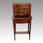 Edwardian mahogany canteen of cutlery - Image 2