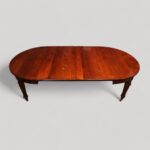 Edwardian mahogany circular dining table - Image 6