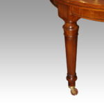 Edwardian circular extending dining table - Image 8