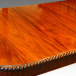 Edwardian mahogany claw and ball extending dining table - Image 7