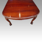 Edwardian mahogany extending dining table - Image 6