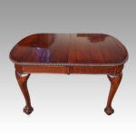Edwardian mahogany extending dining table - Image 10