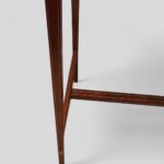 Edwardian mahogany curio cabinet bookcase - Image 3