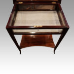 Edwardian mahogany curio cabinet - Image 3