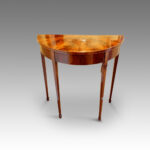 Edwardian mahogany demi-lune hall table Now Sold
