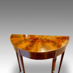 Edwardian mahogany demi-lune hall table Now Sold - Image 2