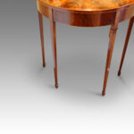Edwardian mahogany demi-lune hall table Now Sold - Image 3