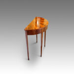 Edwardian mahogany demi-lune hall table Now Sold - Image 4