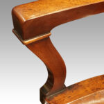 Edwardian mahogany desk chair - Image 7