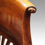 Edwardian mahogany desk chair - Image 6