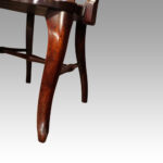 Edwardian mahogany desk chair - Image 5
