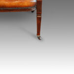 Edwardian mahogany desk chair - Image 5