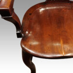 Edwardian mahogany desk chair - Image 3