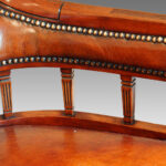 Edwardian mahogany desk chair - Image 2