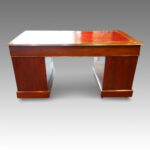 Mahogany double pedestal desk circa 1920 NOW SOLD - Image 3