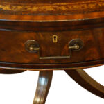Mahogany drum table - Image 5