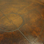 Mahogany drum table - Image 4