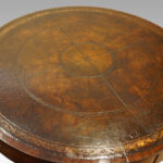 Mahogany drum table - Image 7