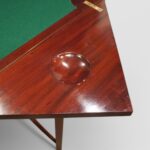 Edwardian mahogany envelope card table - Image 6