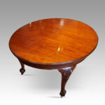 Edwardian mahogany extending dining table - Image 9