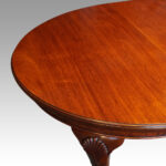Edwardian mahogany extending dining table - Image 5