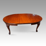Edwardian mahogany extending dining table - Image 2