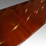 Edwardian mahogany Waring & Gillow dining table - Image 5
