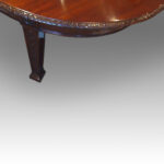 Edwardian mahogany Waring & Gillow dining table - Image 7