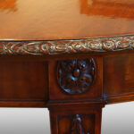 Edwardian mahogany Waring & Gillow dining table - Image 8