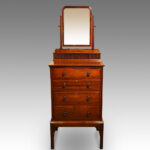 Edwardian mahogany gentleman's dressing chest - Image 4