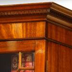 Edwardian mahogany glazed bookcase - Image 5