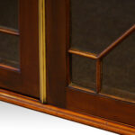 Edwardian mahogany glazed bookcase - Image 4