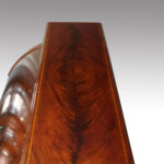 Edwardian mahogany inlaid cylinder bureau - Image 2
