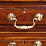 Large Edwardian mahogany pedestal desk - Image 3