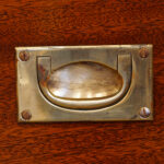 Edwardian mahogany military chest - Image 9