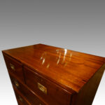 Edwardian mahogany military chest - Image 2