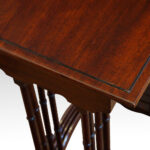 Edwardian mahogany nest of 4 tables - Image 6