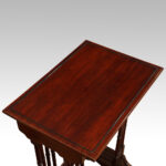 Edwardian mahogany nest of 4 tables - Image 3