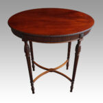 Edwardian mahogany occasional table - Image 2