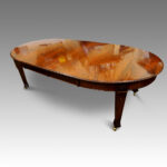 Edwardian mahogany 10 seat extending dining table Now Sold