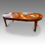 Edwardian mahogany 10 seat extending dining table Now Sold - Image 2