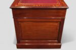 Edwardian mahogany panelled pedestal desk - Image 6
