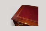 Edwardian mahogany panelled pedestal desk - Image 2