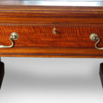 Edwardian mahogany paneled pedestal desk - Image 13