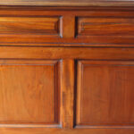 Edwardian mahogany paneled pedestal desk - Image 12