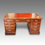 Edwardian mahogany partners desk Now Sold