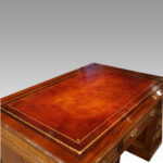 Edwardian mahogany partners desk - Image 11