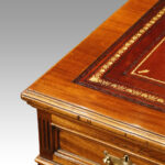 Edwardian mahogany partners desk - Image 9