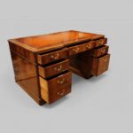 Edwardian mahogany partners desk - Image 10