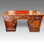 Edwardian mahogany partners desk Now Sold - Image 10